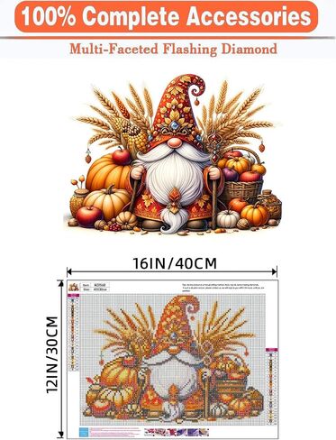 Highland Cow and Gnome Diamond Art Kits for Adults - Diamond Painting Kits for Adults Beginner, DIY 5D Full Drill Sunflowers Gem Art for Home Wall Decor 14x14 inch in Kuwait