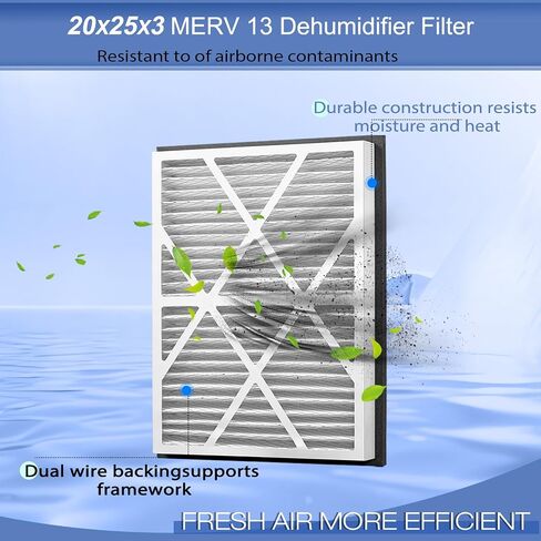 2 pack 20'x25''x3 'استبدال مرشح الهواء fo متوافق مع Zephyr VGF Series Merv 13 return Grille Air Cleaner 20'x25''x3' 'Merv 13 Filter ، 20x25x3 Furnace Filter Merv 13 in Saudi Arabia