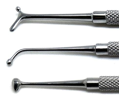 3 Pcs Dental Ball Burnisher 1, 27/29, 27/34 Double Ended Amalgam Composite Filling Instruments in Saudi Arabia