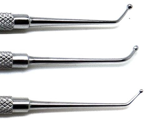 3 Pcs Dental Ball Burnisher 1, 27/29, 27/34 Double Ended Amalgam Composite Filling Instruments in Saudi Arabia