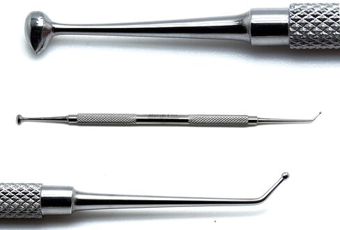3 Pcs Dental Ball Burnisher 1, 27/29, 27/34 Double Ended Amalgam Composite Filling Instruments in Saudi Arabia