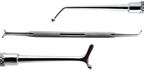 3 Pcs Dental Ball Burnisher 1, 27/29, 27/34 Double Ended Amalgam Composite Filling Instruments in Saudi Arabia