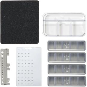 SurgiMac Capsule Composite Organizer Kit, Includes Tub Liner & 4 Long Tub Cups with Covers, Compact & Durable Storage in Saudi Arabia
