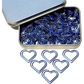 Heart Paper Clips, 100PCS Cute Love Heart Bookmark Clips, Pink Love Heart Shaped Paper Clips (Pink) in Kuwait