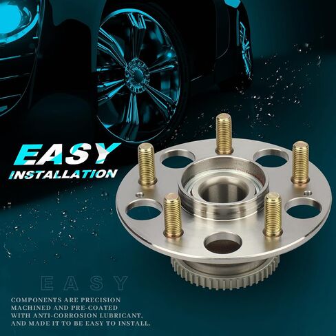محمل العجلات الخلفية Irontek وتجميع المحور (5Lugs فقط 4WD W/ABS ، V6 3.0L) FITS 1999-2003 لـ Acura TL ؛ 1998-2002 لـ Honda Accord Ex ؛ 1998-2002 لـ Honda Accord LX 1PCS 512179 in Saudi Arabia