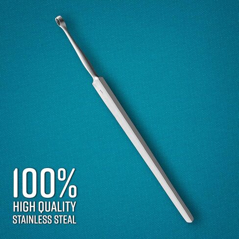 Fox Dermal Curette 4 mm Round Dermatology Scrape Instruments Stainless Steel in Saudi Arabia