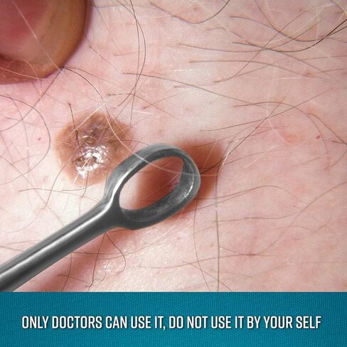 Fox Dermal Curette 4 mm Round Dermatology Scrape Instruments Stainless Steel in Saudi Arabia