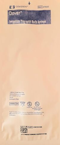 67800 Dover Irrigation Tray with Bulb Syringe 1 Each in Saudi Arabia