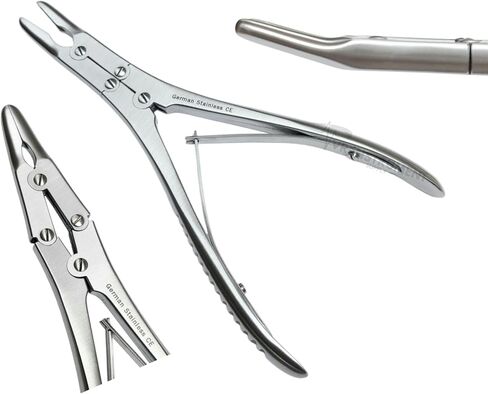 Ruskin Bone Nibblers منحنى Rongeur Rongeur الألمانية الفولاذ المقاوم للصدأ 7.5 بوصة in Kuwait