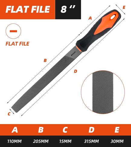 17-Piece Precision File Set - Triangle, Half-Round, Round & Needle Files (17 Piece) in Saudi Arabia