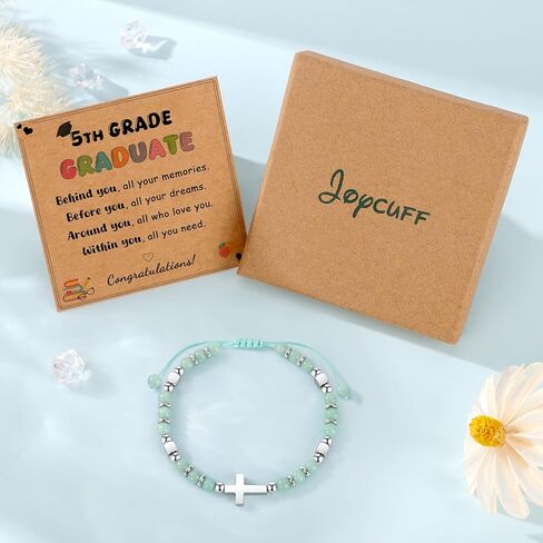 JoycuFF Best 2025 Kindergarten Graduation Gifts for Girls Her, Cute Heart Cross Bracelet Gifts for Girl, Graduation Gifts for Students Daughter Niece Granddaughter in Saudi Arabia