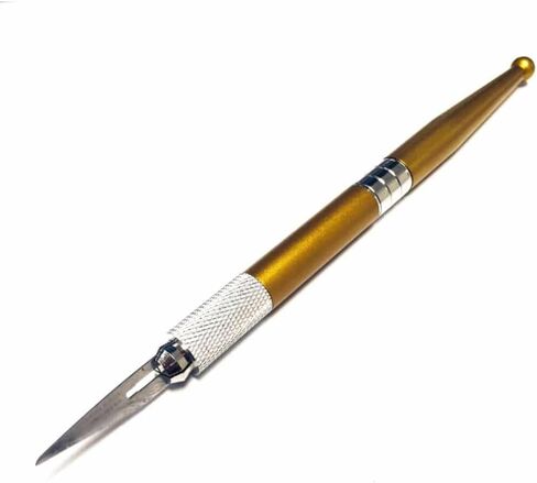 Gold Surgical Scalpel Blade Handle Holder #3 That Fits #10#11#12#13#15 Blades in Kuwait