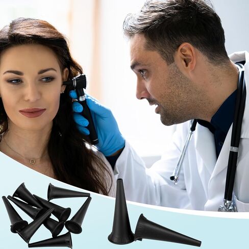 150 Pcs 3 Sizes Reusable Diagnostic Otoscope Cover Plastic Ear Specula Tips Disposable Pediatric Otoscope Tips Universal Ear Covers Speculum Available in 2.5 mm 3.5 Mm, 4 Mm, 50 Pcs Each in Saudi Arabia