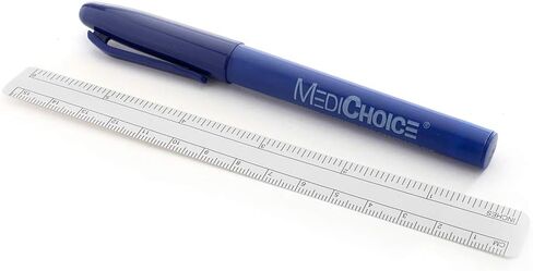 Medichoice Skin Marker ، W/حاكم ، معقمة ، 1314077733 (صندوق 25) in Saudi Arabia