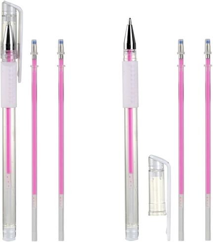 TEONEI Eyebrow microblading Marker Pen,Skin Marker Pen,Eyebrow Permanent Makeup Position Mapping Mark Tools (Pink) in Kuwait