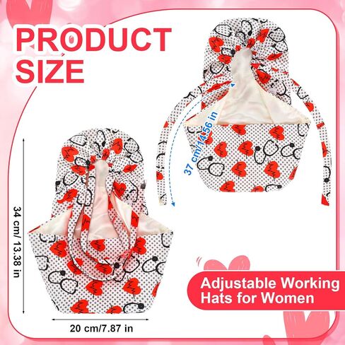 9 Pcs Satin Lined Nurse Cap Adjustable Working Cap with Button and Sweatband Cotton Working Hats Surgical Caps for Women CNA Week Scrubs Nurse Hats for Women Men Medical Doctor Multicolor in Saudi Arabia