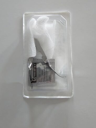 McKesson Premium Skin Staple Remover Kit - Stainless Steel Staple Remover 4 ", Woven Gauze 3" x 3" 12-Ply, Alcohol Prep Pad, PVP Prep Pad, Sterile, Single Use – Pack of 5 EA. in Saudi Arabia