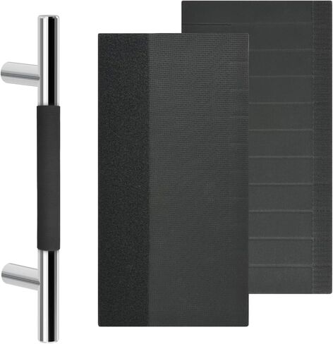 غطاء مقبض الباب لأبواب الأعمال التجارية ، مقابض الأبواب الأمامية ، مواليد الأبواب العمودية في الهواء الطلق ، لا مزيد من مقابض الأبواب الساخنة ، مثالية لأبواب العمل التي تواجه الغرب (2 ، رمادي) in Kuwait