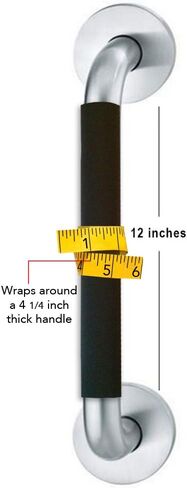 Door Handle Cover for Commercial Business Door Handles; No More Hot Handles (Grey) in Kuwait