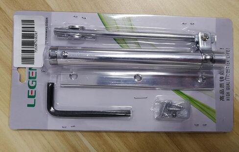 Zeng Automatic Door أقرب ، 304 من الفولاذ المقاوم للصدأ ، مركبة السطح ، ربيع قابل للتعديل ، التجاري والسكني (الفضة) in Saudi Arabia