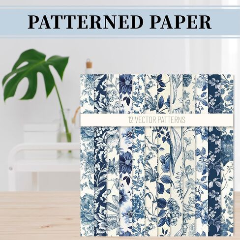 24 Sheets Greenery Floral Pattern Paper Sage Green Flower Leaves Scrapbook Specialty Double Sided Craft Paper for DIY Card Making Photo Album Decor, 6 x 6 Inch in Saudi Arabia