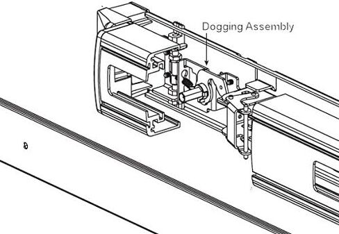 Falcon 1690/1790/2390 EXIT DEVICE PUSH BARNGIN in Saudi Arabia
