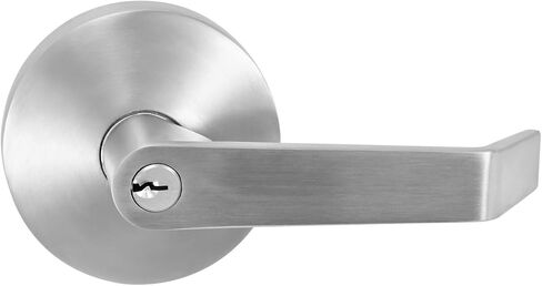 304 Stainless Steel Push Bar Panic Exit Device with Exterior Lever Handle, UL10C & ANSI Grade 1 Certified, Emergency Exit Door Hardware for Commercial Safety & Durability in Saudi Arabia