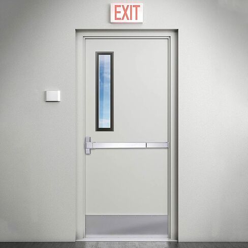 304 Stainless Steel Push Bar Panic Exit Device with Exterior Lever Handle, UL10C & ANSI Grade 1 Certified, Emergency Exit Door Hardware for Commercial Safety & Durability in Saudi Arabia