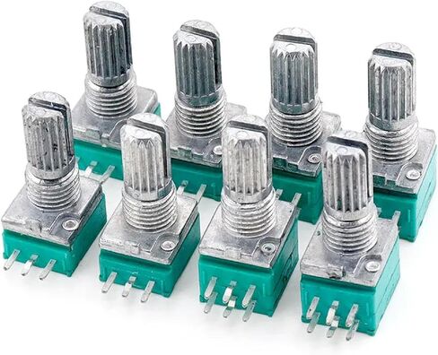 RV097 Rotary Potentiometer, 3-8 Pin, Multiple Resistance Values B5K-500K, Adjustable Volume Control (5K) in Saudi Arabia