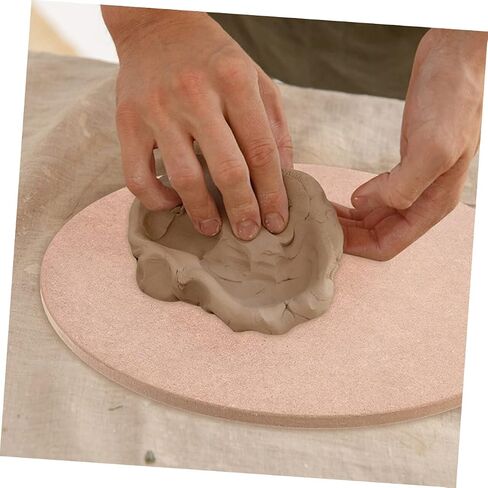 Sculpture Base Adult Crafts 4pcs Pottery Bats for Throwing Wedging Board for Pottery Wedging Board Ceramic Pottery Base Pottery Material Clay Crafts Drying Board Turntable Ceramics in Saudi Arabia