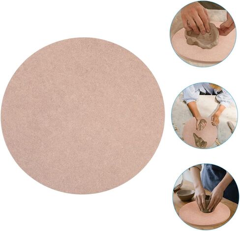 Sculpture Base Adult Crafts 4pcs Pottery Bats for Throwing Wedging Board for Pottery Wedging Board Ceramic Pottery Base Pottery Material Clay Crafts Drying Board Turntable Ceramics in Saudi Arabia