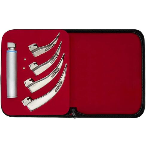 Surgical Online Veterinary Airway Practice Kit - 4 Macintosh Blades + Handle with Case (for Animal Training Use) in Saudi Arabia