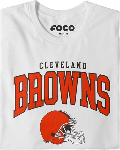 FOCO MEN NFL Team Classic Arched Logo Long Sleeve White T-Shirt in Saudi Arabia