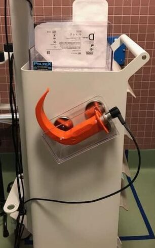 Fiber Optic LARYNGOSCOPE Blade Holster (Break Resistant PETG) (Magnets 2) in Saudi Arabia
