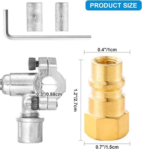 مجموعة صمامات الوصول إلى الخدمة ، 20pc صمام خدمة الوصول 1/4 '' SAE x 1/4 '' OD X 3.54 '' STEM Core Brass Copper Revigerator Set ، in Kuwait