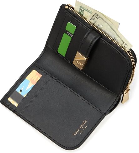 Kate Spade New York Deco Colorblocked Leather Pebbled Plebact Small Smapact ، in Kuwait