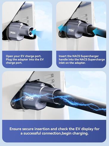 2-in-1 CCS & J1772 to Tesla Adapter, DC/AC Tesla Charger with Level 1 2 3 NACS Adapter Compatible with Model 3/Y/S/X and Cybertruck in Saudi Arabia