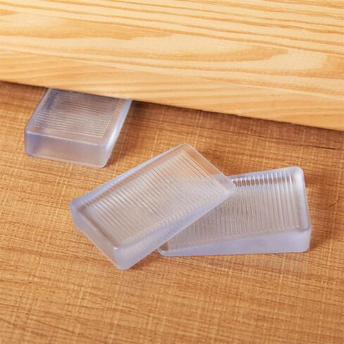 8 Pcs Rubbery Clear Table Shims, Level Wedge for Home Improvement, Table, Bed, Toilet, Hot Tub Restaurant Appliance Shims, DIY Wedge Levelers (5mm) in Kuwait