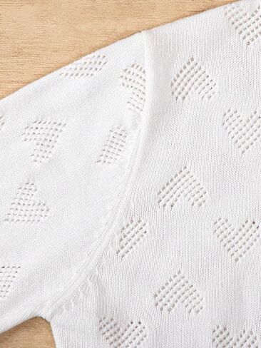 Danny D Toddler Girls Crewneck Cardigan Sweater Kids Long Sleeve Button Knit Tops Outwear Bolero Shrug Cropped Tops in Kuwait