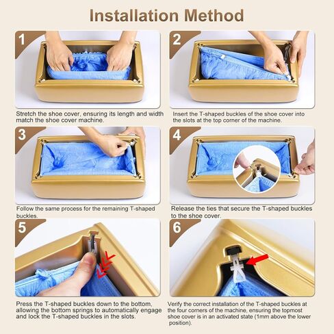 Shoe Cover Dispenser with 200pcs Shoe Covers Disposable, Easy to Use Automatic Shoe Cover Machine for Party, Fits Size Up to 11 US Men, Widely Applicable in Indoor(Silver) in Saudi Arabia
