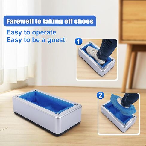 موزع تغطية الأحذية مع أغطية الأحذية 200 في المائة يمكن التخلص منها وسهلة الاستخدام لتغطية الأحذية التلقائي للحفلة ، ويناسب حجم ما يصل إلى 11 رجلاً أمريكي in Kuwait