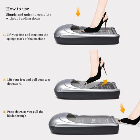 Automatic Shoe Cover Dispenser Mechanical Shoe Film Machine Home Visitor Long-Term Use Disposable Covers for Home in Saudi Arabia