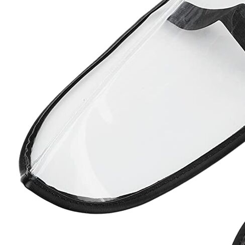 Folding Barber Shoes Cover,ANGGREK Barber Shoes Cover Salon Hairdressing Shoes Cover Transparent Shoes Cover for Massage Stores Spas(M) in Saudi Arabia