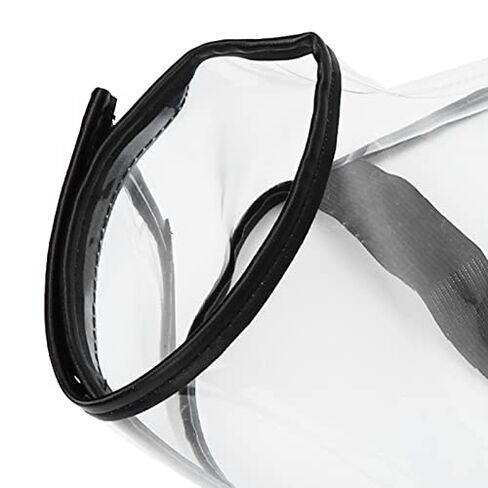 Folding Barber Shoes Cover,ANGGREK Barber Shoes Cover Salon Hairdressing Shoes Cover Transparent Shoes Cover for Massage Stores Spas(M) in Saudi Arabia