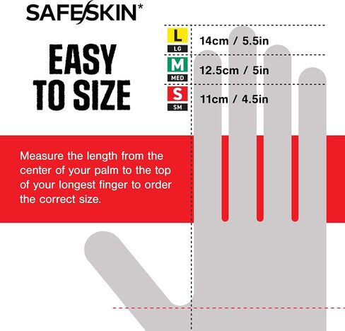 SAFESKIN Nitrile Exam Gloves Disposable Powder-Free Gloves for Medical, Dental, Cleaning, Cooking, Chemotherapy, 3.5 Mil Gray in Saudi Arabia