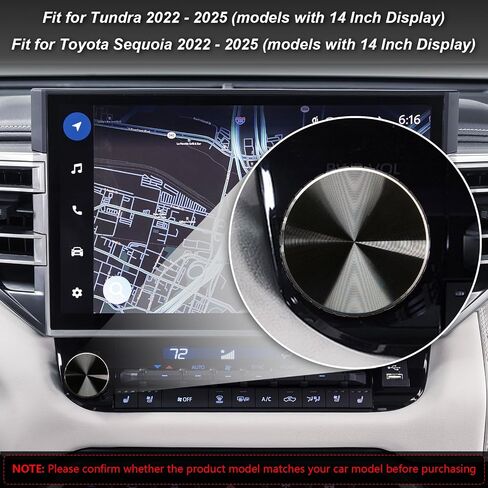 Power Knob Display Volume Radio Control Replacement Fit for Toyota Tundra Compatible with Toyota Sequoia 2022-2025 Models with 14 Inch Display in Saudi Arabia