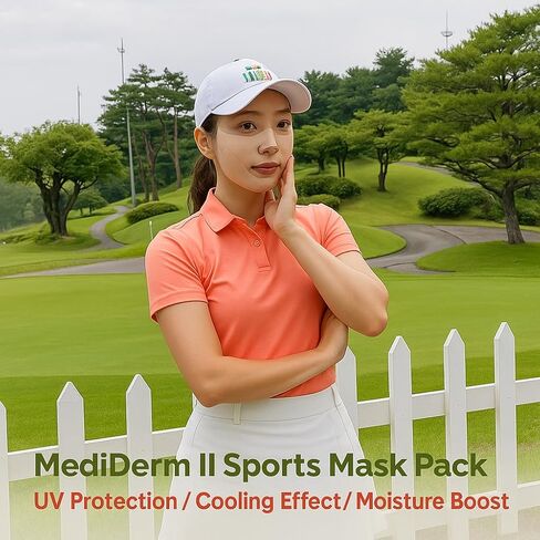 Korean Collagen Hydrogel Sports Mask Pack– 5-Pack Medium, UV-Blocking Elastic Hydrogel Fabric, Moisturizing & Soothing, Ear-Loop Fit for Outdoor Activities in Saudi Arabia