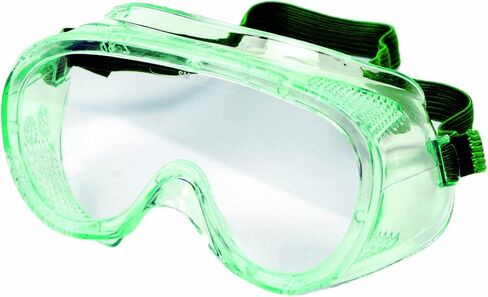 Sellstrom PVC Lightweight Direct Child Size Economy Goggle, Green Tinted Body, Clear Anti-Fog Lens, S83010 in Kuwait