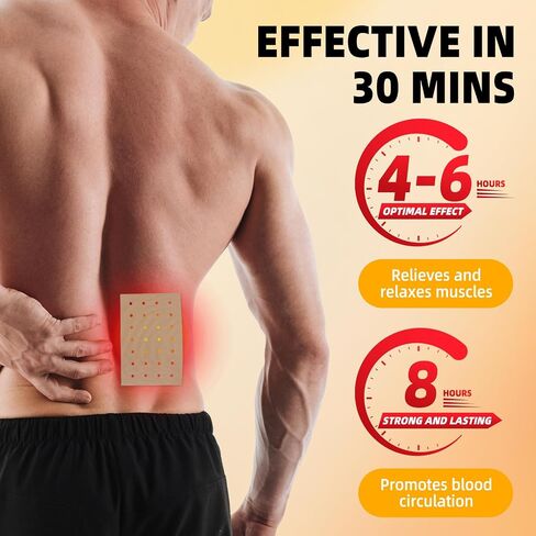 Knee Patches - 36Pcs Warming Herbal Plaster for Joint, Wormwood Extract Sticker for Knee, Back, Neck, Shoulder in Kuwait