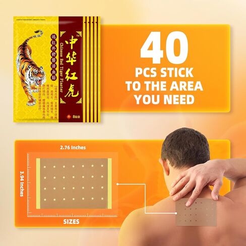 Knee Patches - 36Pcs Warming Herbal Plaster for Joint, Wormwood Extract Sticker for Knee, Back, Neck, Shoulder in Kuwait